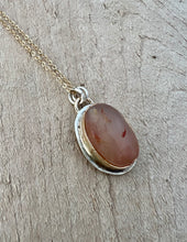 Load image into Gallery viewer, Touch of Gold Lake Superior Agate Necklace
