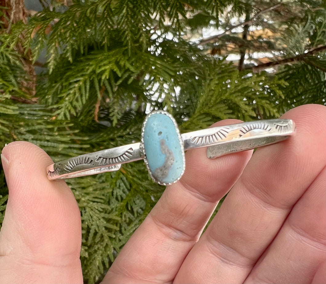 Leland Blue Sunrise Stamped Cuff