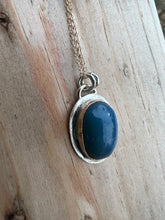 Load image into Gallery viewer, Touch of Gold Leland Blue Necklace
